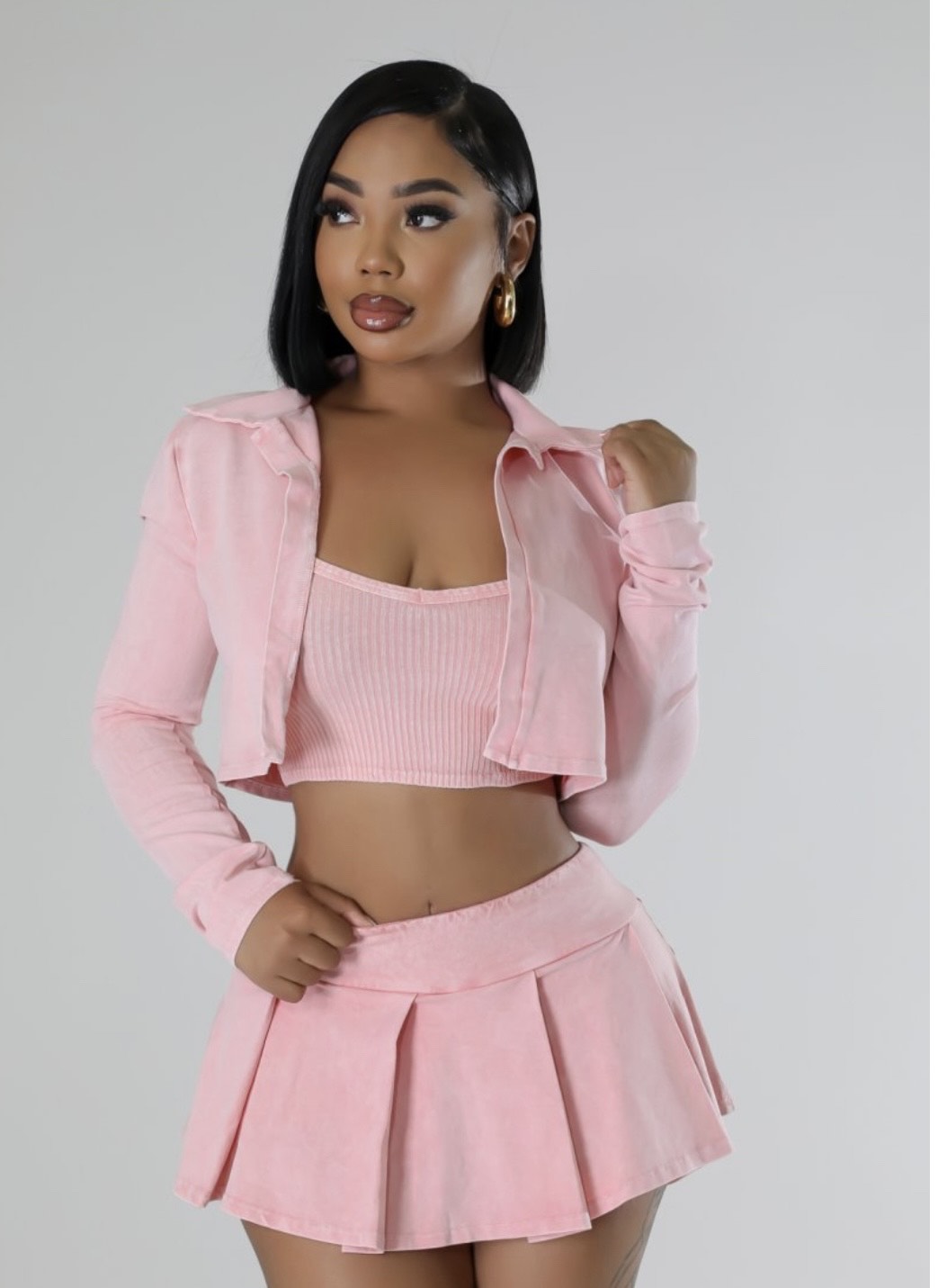 Ivana 3 Piece Skort Set